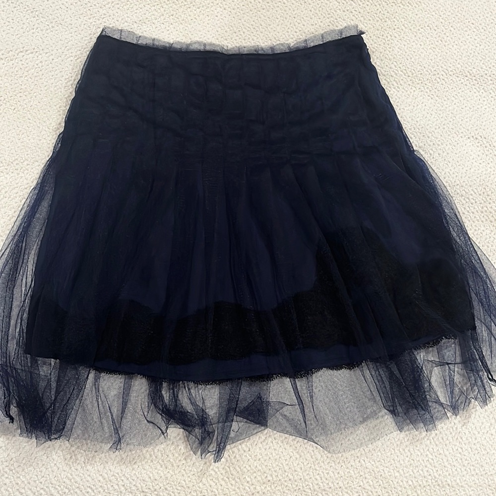 Navy & black Rodarte for Target mini tulle skirt